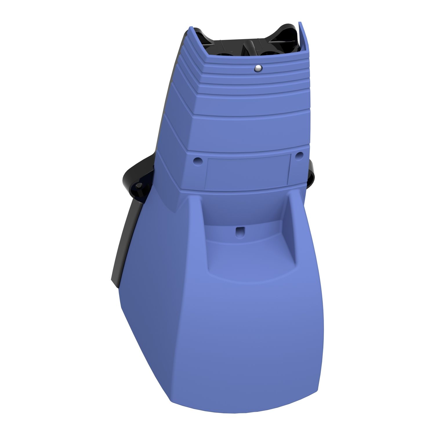 Picture of Single foot switch, Harmony XPE, plastic, blue, with cover, 1 step, 2 contacts 1NC+NO, IP66