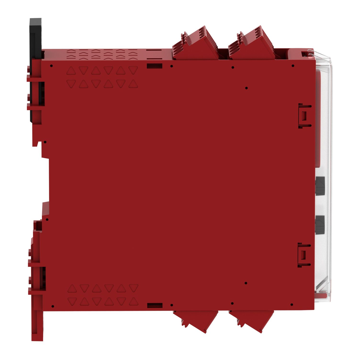 Picture of safety module, Harmony XPSU, potential free 2 NC, NO NC, 2 PNP, 24V AC or DC, spring