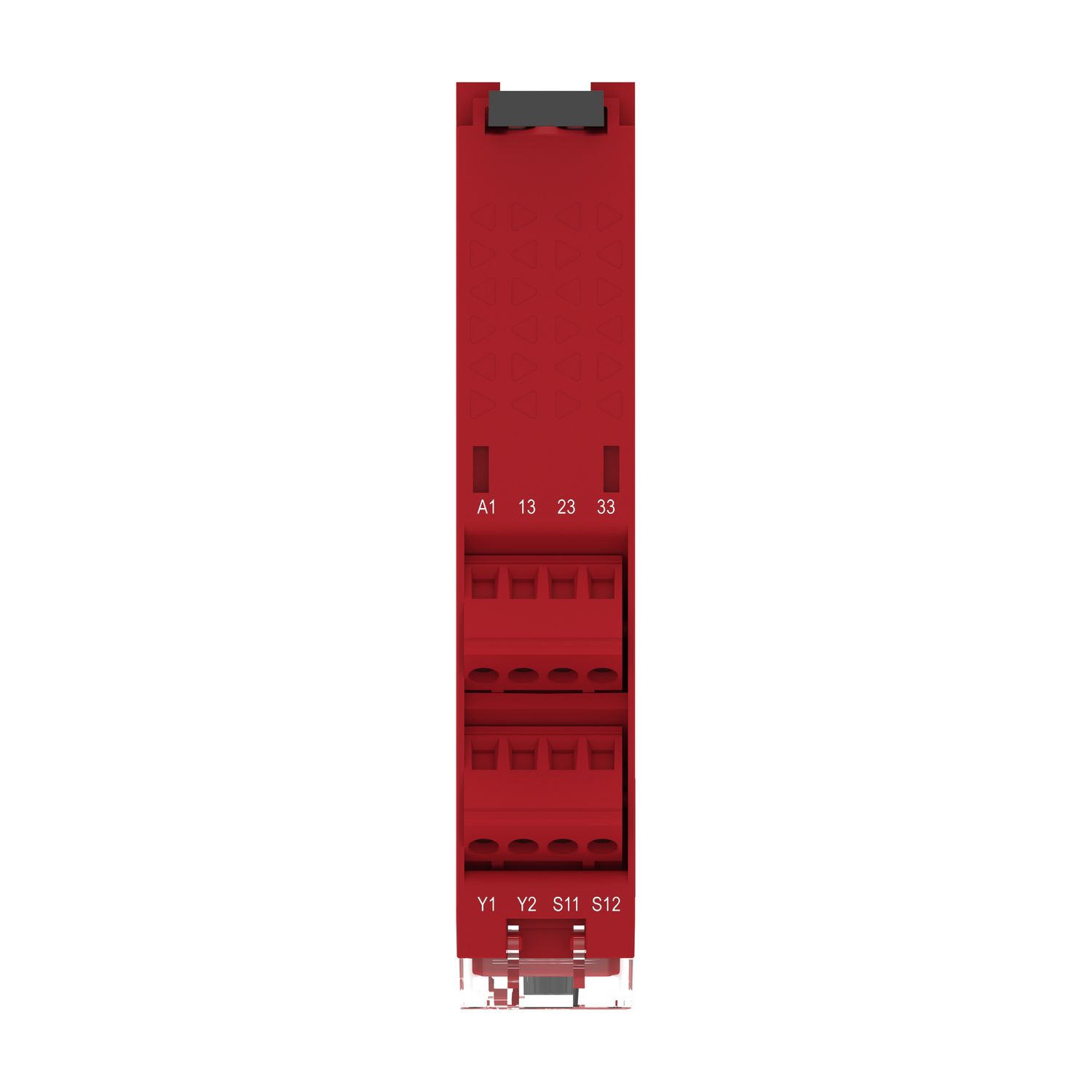 Picture of safety module, Harmony XPSU, Cat 4, potential free 2 NC, NO NC, 2 PNP, 24V AC or DC, screw