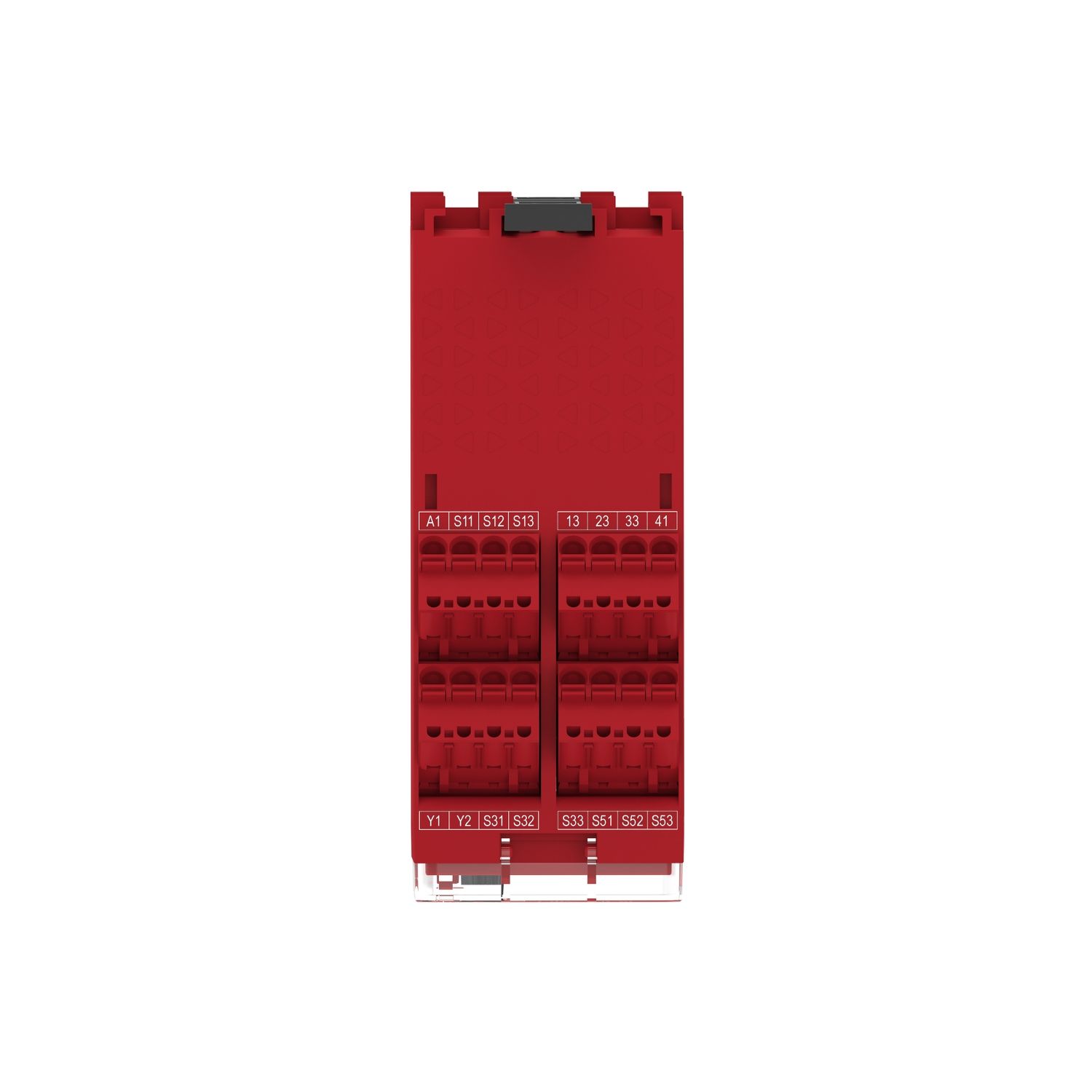 Picture of safety module, Harmony XPSU, Cat 4, features 6 x XPSUAF, 24V AC or DC, spring