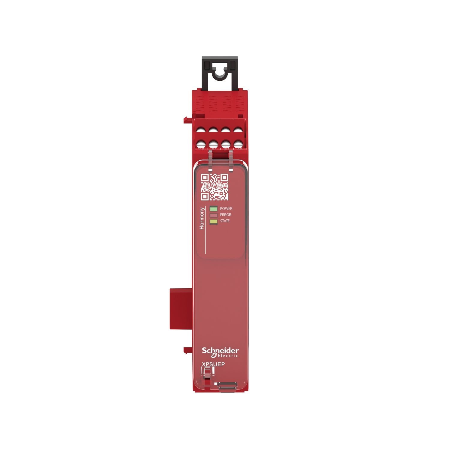Picture of safety module, Harmony XPSU, Cat 4, expansion use with universal range, 24V AC or DC, screw