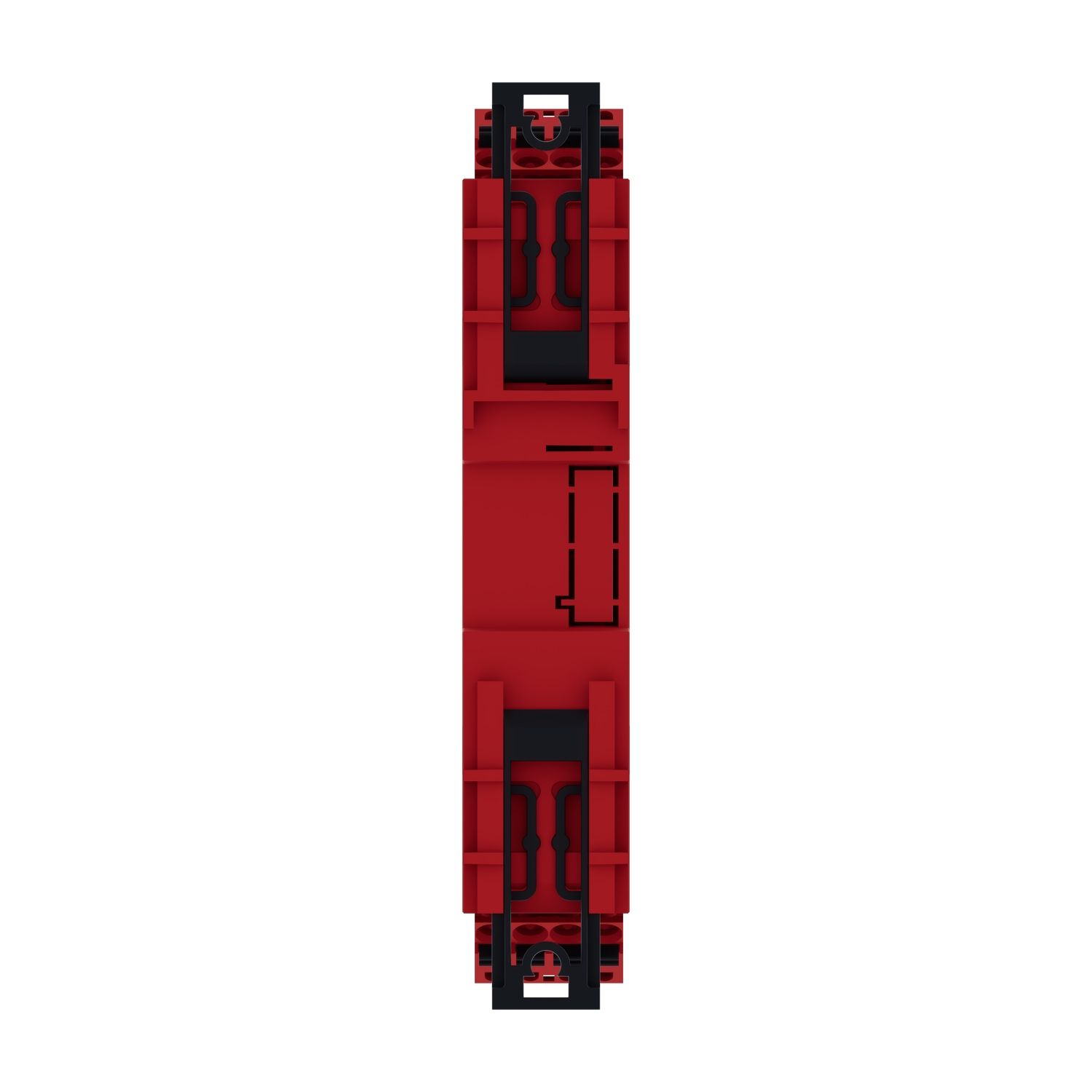 Picture of safety module, Harmony XPS, zero speed monitoring with time delay, 24V AC or DC, spring