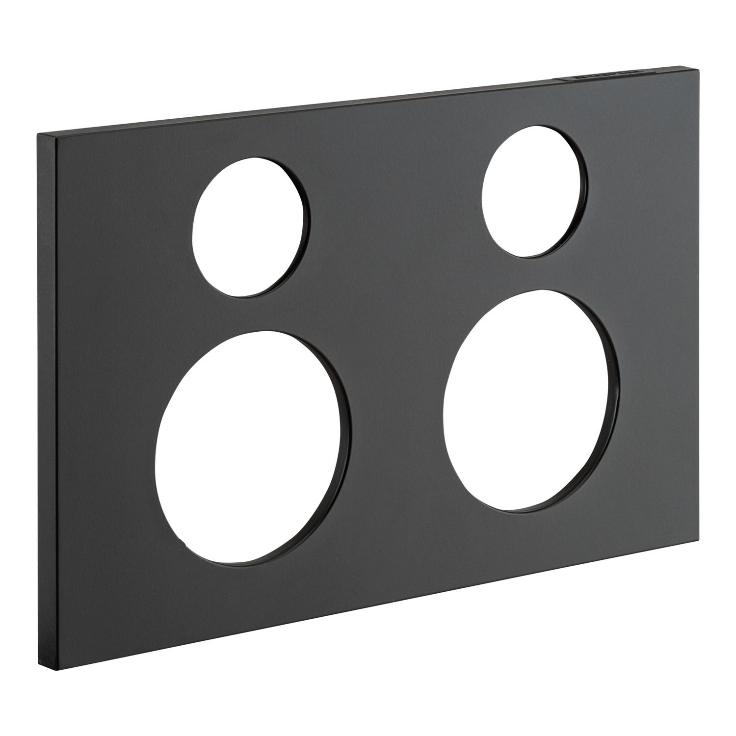 Picture of Double Power Point Cover, Saturn Zen, Horizontal Mount, Clip-On