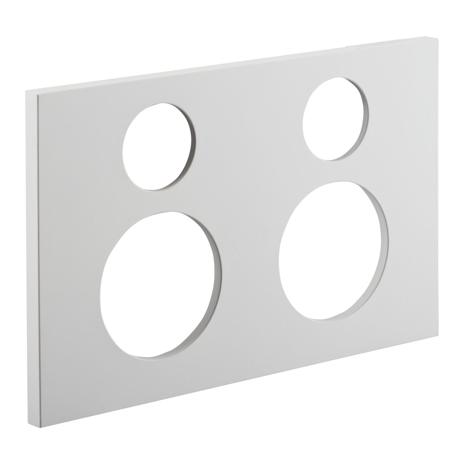 Picture of Double Power Point Cover, Saturn Zen, Horizontal Mount, Clip-On