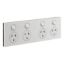 Picture of Quad Power Point, Saturn Zen, Horizontal Mount, 250V, 10A