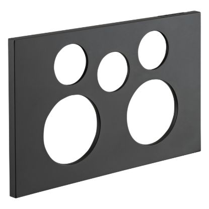 Picture of Double Power Point Cover, Saturn Zen, With Extra Switch Horizontal Mount, Clip-On