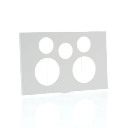 Picture of Double Power Point Cover, Saturn Zen, With Extra Switch Horizontal Mount, Clip-On