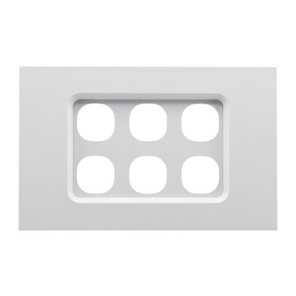 Picture of Grid and Cover, Saturn Zen, 6 Gang, Less Mechanism