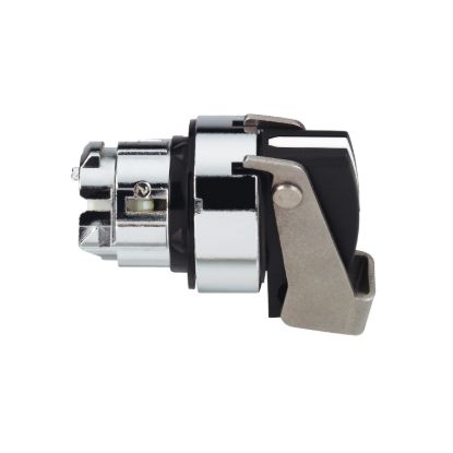 Picture of Head for selector switch, Harmony XB4, black, 22mm, 3 positions, stay put